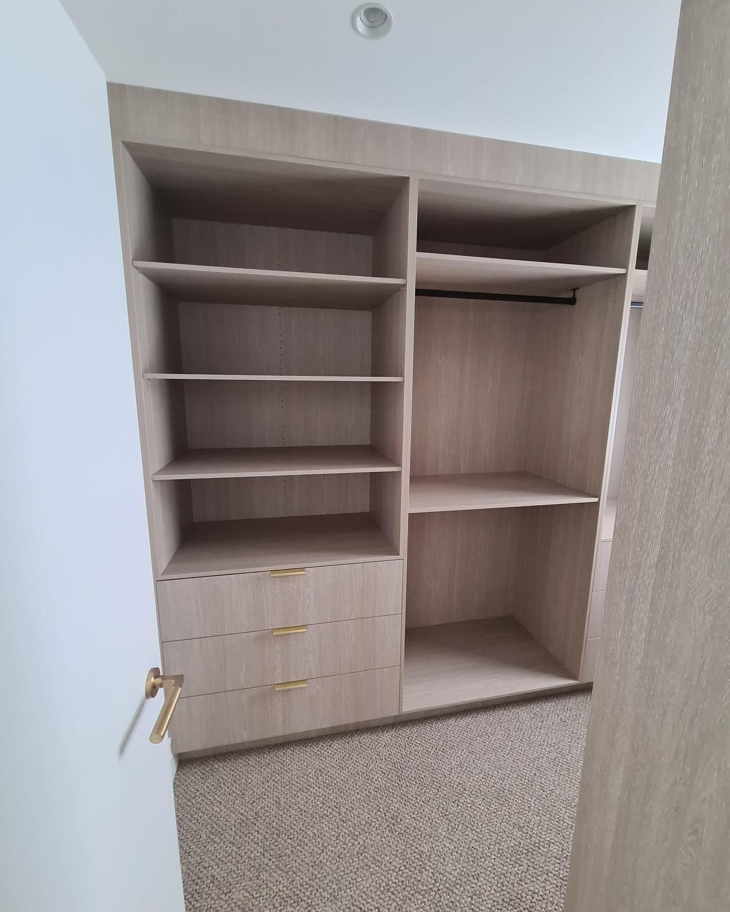 Built-In Closet with Shelves — Zeal Interiors in Coffs Harbour, NSW