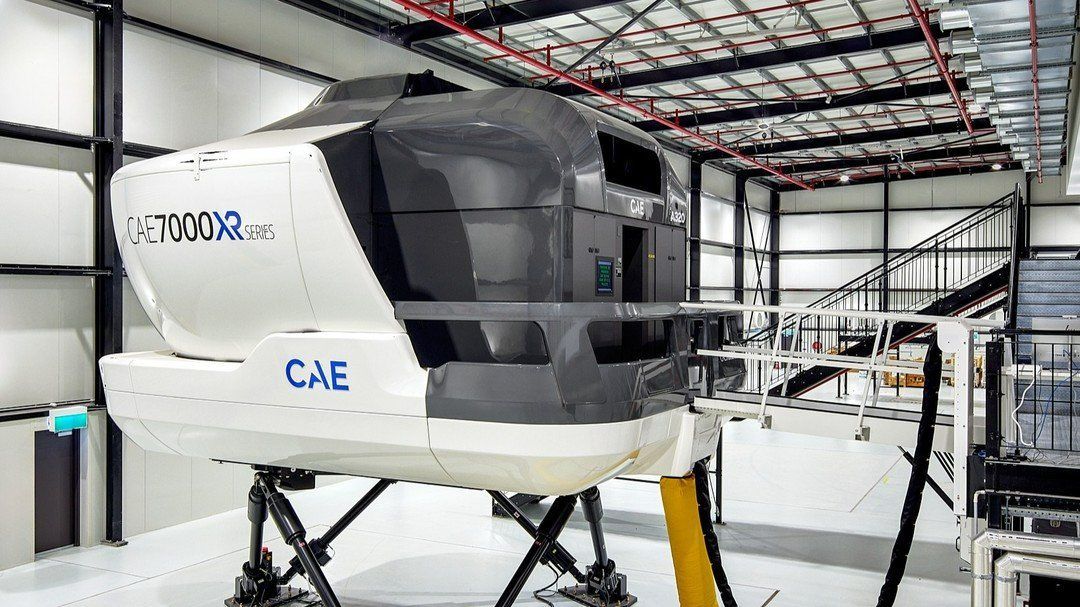 Cae 7000xr Flight Simulator In A Hangar — Zeal Interiors in South Grafton, NSW