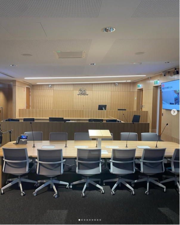 Modern meeting room with a table and chairs  — Zeal Interiors in South Grafton, NSW
