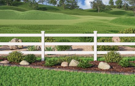 Ranch Rail PVC Fence