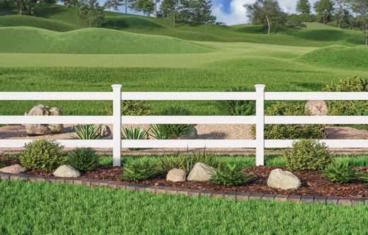 Ranch Rail PVC Fence