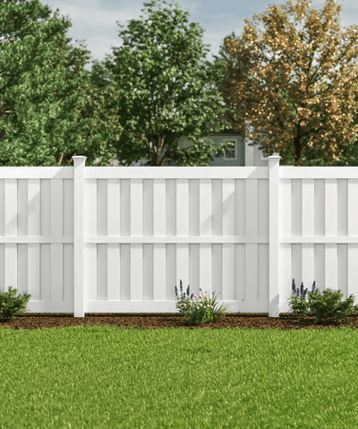 Shadowbox Privacy Fence