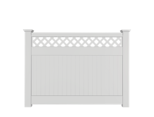 Top Lattice PVC Fence