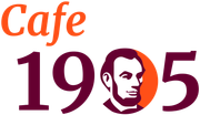 Cafe 1905 logo: Orange