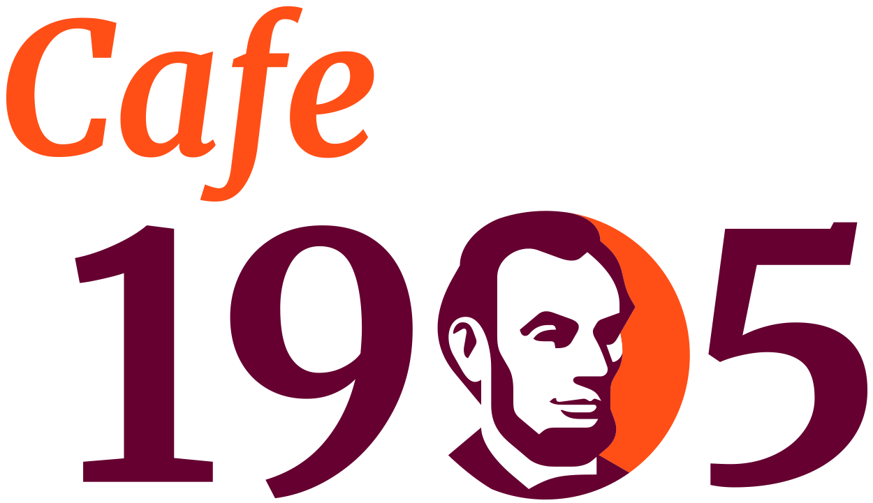 Cafe 1905 logo: Orange