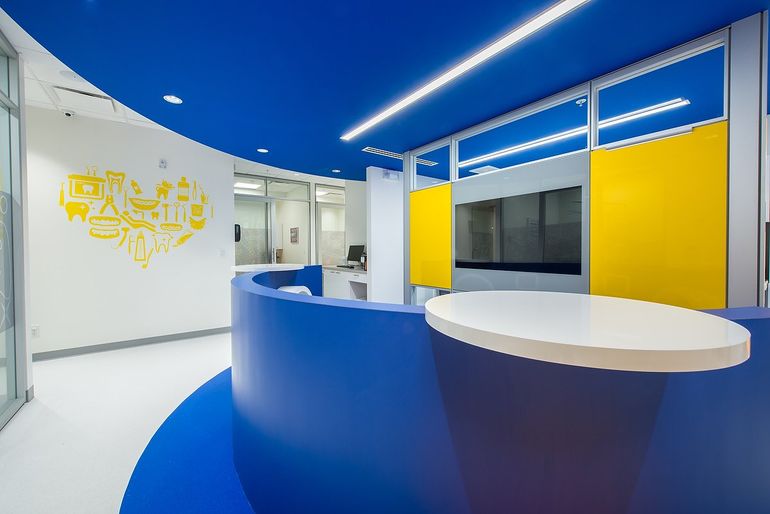 Front desk of Childrens Dental Centre