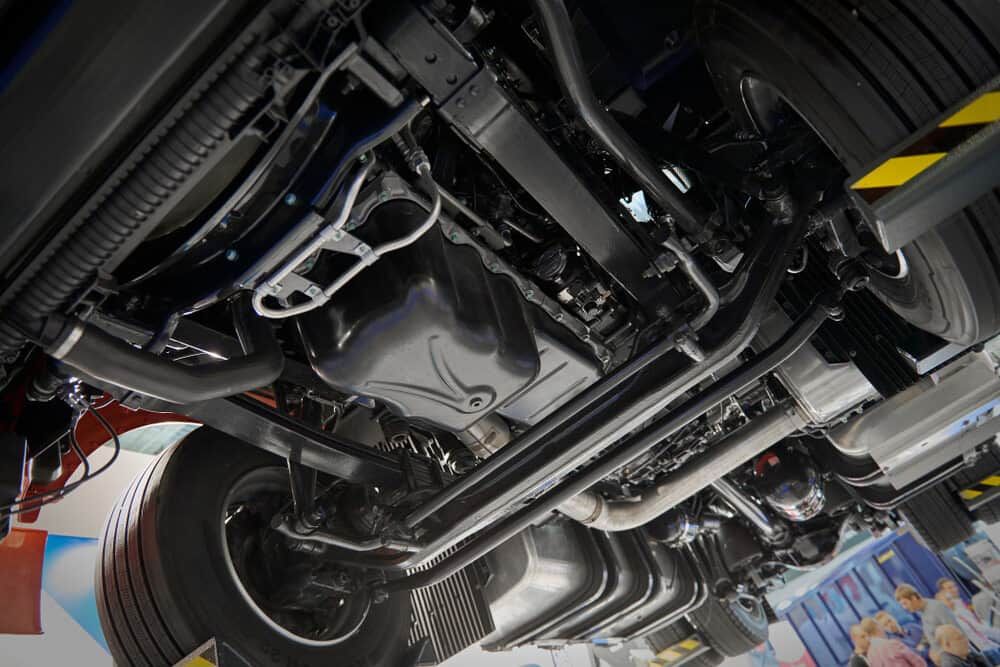 A Close Up of the Underside of a Truck — AA Automotive Repairs in Forster, NSW