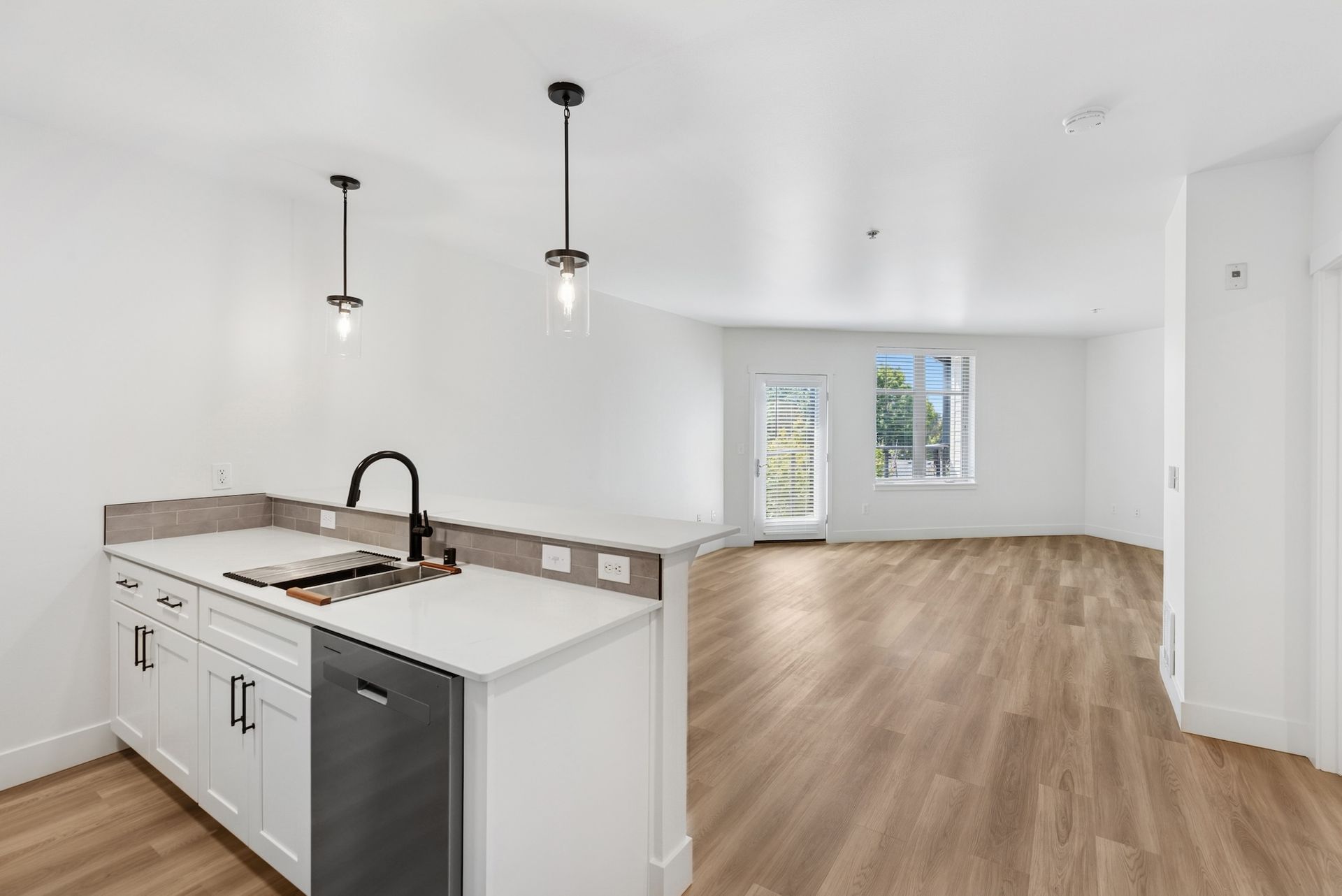 kitchen with island