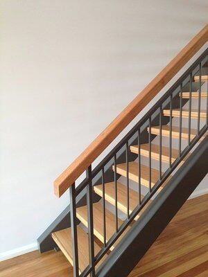 Custom Wood & Steel Staircase — Builders  in Fernhill, NSW