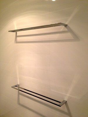 Stainless Steel Towel Rails — Builders  in Fernhill, NSW