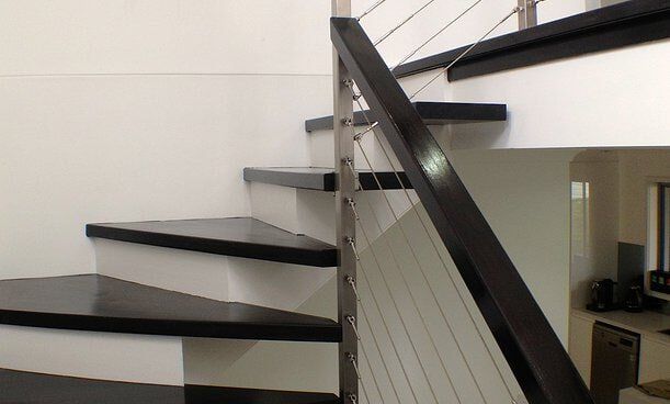 Black and White Stairs — Builders  in Fernhill, NSW