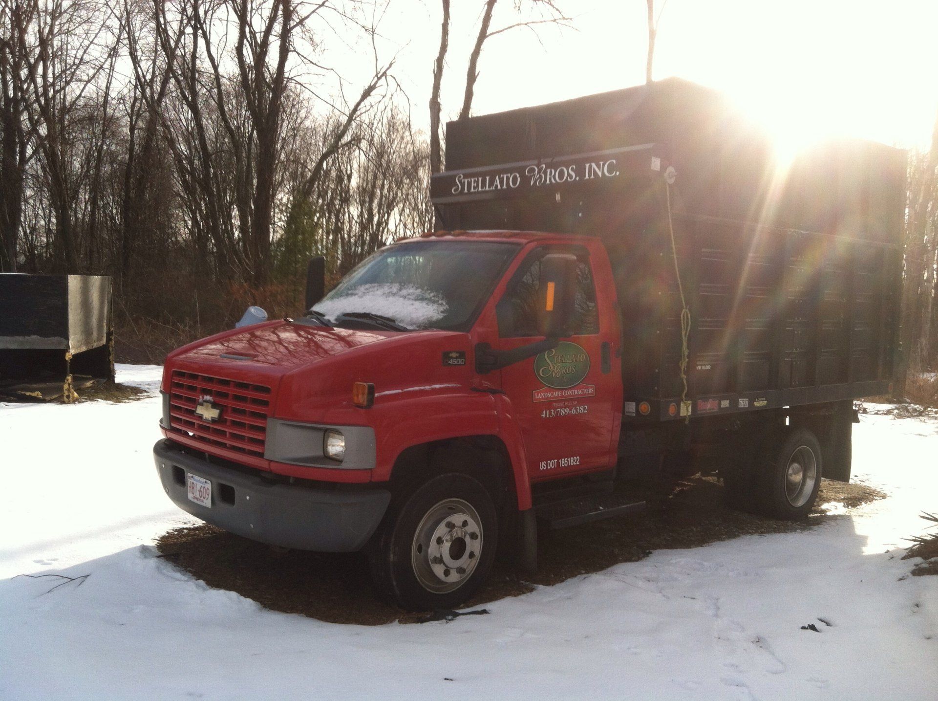 Service vehicles - landscaping services - Stellato Bros. Inc. in Feeding Hills, MA