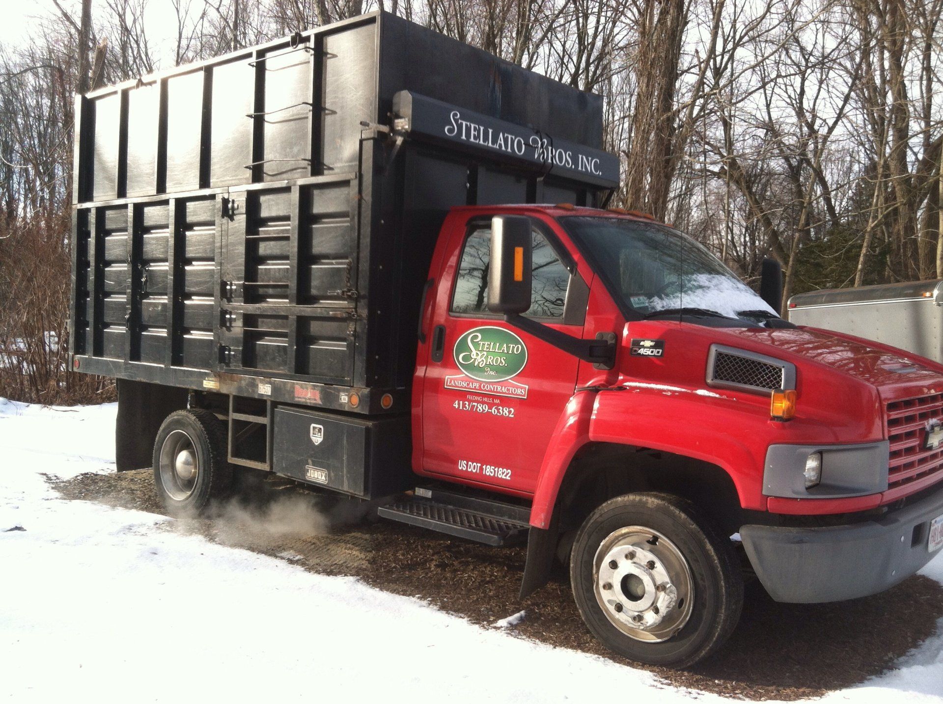Service vehicles - landscaping services - Stellato Bros. Inc. in Feeding Hills, MA