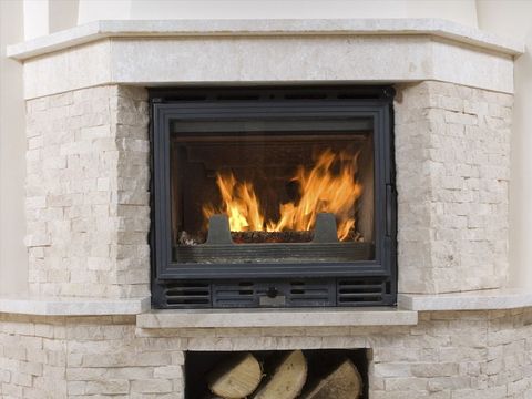 Interior Fireplace — Masonry Contractor in Toms River, New Jersey