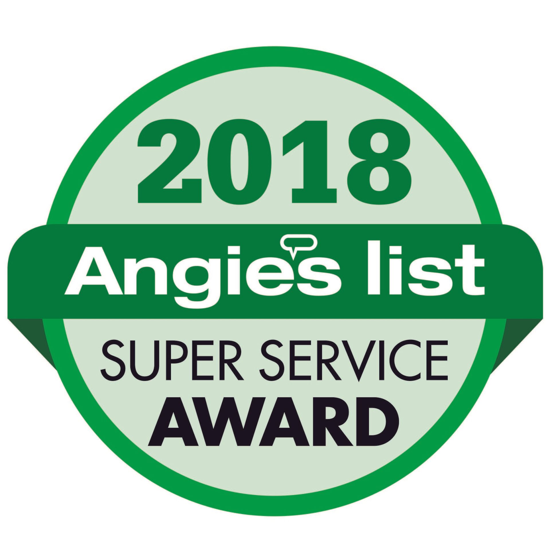 Angies List Super Service Award 2018