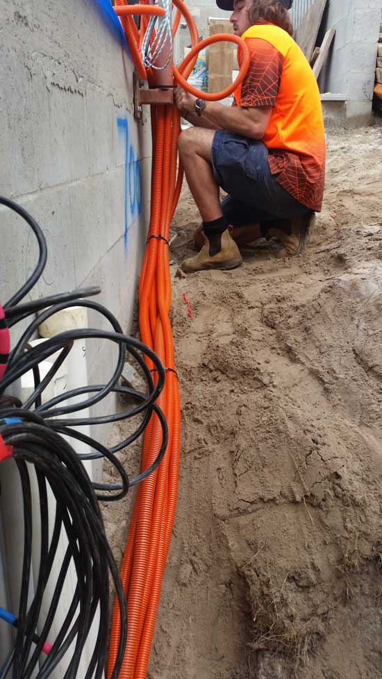 wiring done with neat work