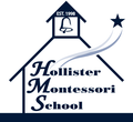 A logo for the hollister montessori school
