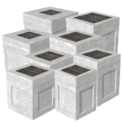 White PVC plumbing pipes and fittings against a white background.