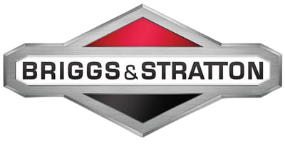 A logo for briggs and stratton is shown on a white background.