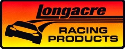 A longacre racing products logo with a car on it