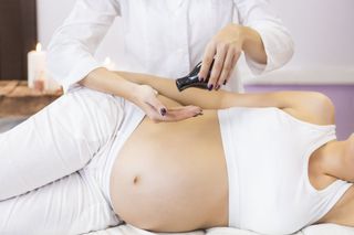 Prenatal Massage — Pregnant Woman Have Massage Treatment in Sprinfgield, IL