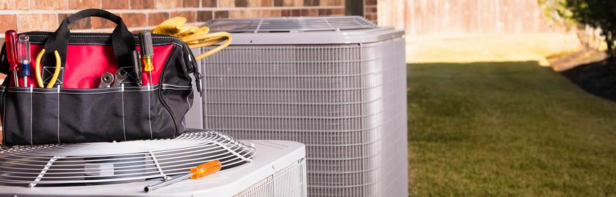 HVAC Units with Tools On Top — Jacksonville, FL — Willman Air