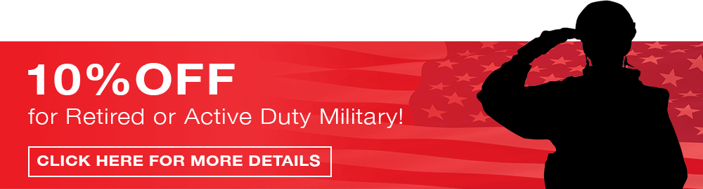 Military Discount Banner — Jacksonville, FL — Willman Air