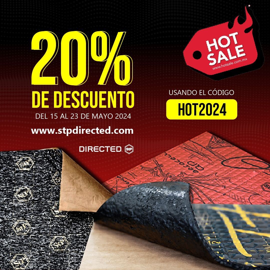 A hot sale sign that says 20 % de descuento