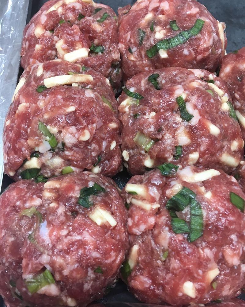A Bunch of Meatballs on a Table — Nambour Heights Butchery in Nambour, QLD