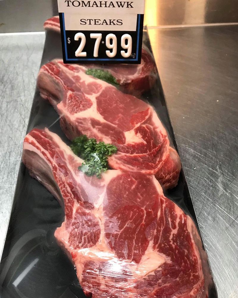 Tomahawk Steaks Are Being Sold for $ 27.99 — Nambour Heights Butchery in Nambour, QLD