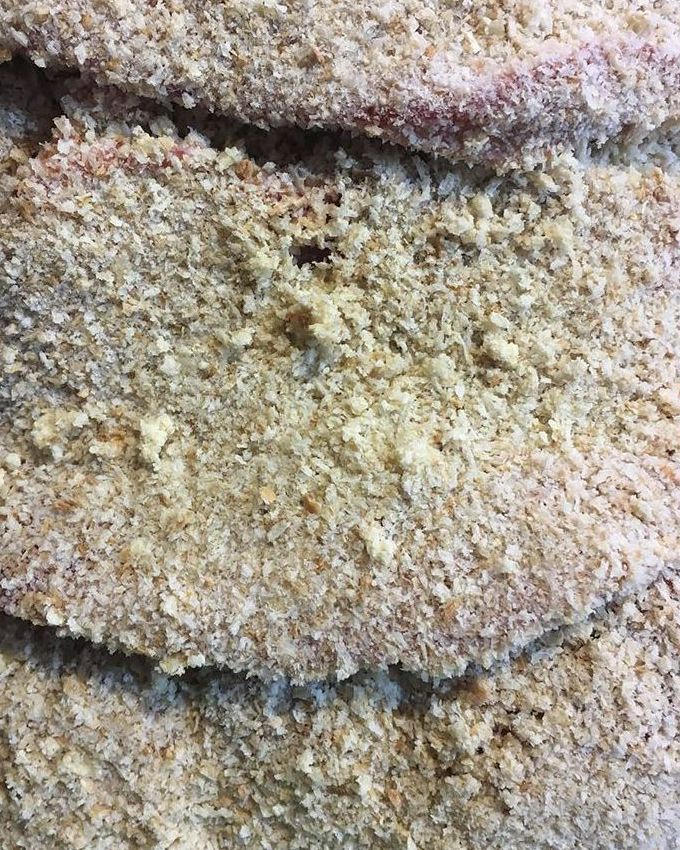 A Close Up of a Pile of Breaded Meat — Nambour Heights Butchery in Nambour, QLD