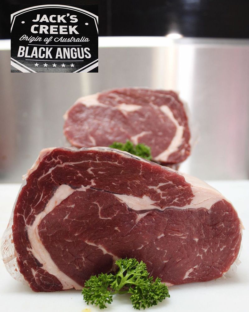 Jack 's Creek Black Angus Steaks With Parsley — Nambour Heights Butchery in Nambour, QLD