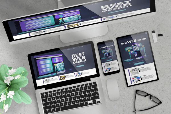 Best Website Design On Computer, Tablet, Cellphone, Laptop
