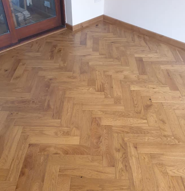 Herringbone floor