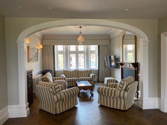 Beautiful prime European oak herringbone parquet flooring,