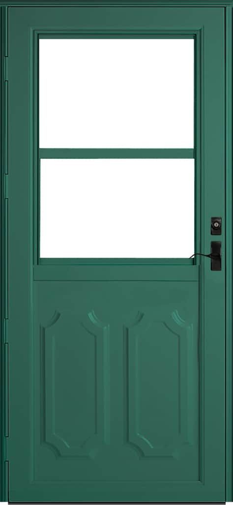 Green Storm Door - Bradenton, FL - Bradenton Window & Allied Products Inc.