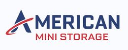 American Mini Storage logo with a blue and red color scheme.