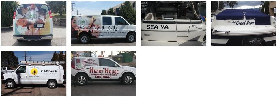 vehicle and boat graphics