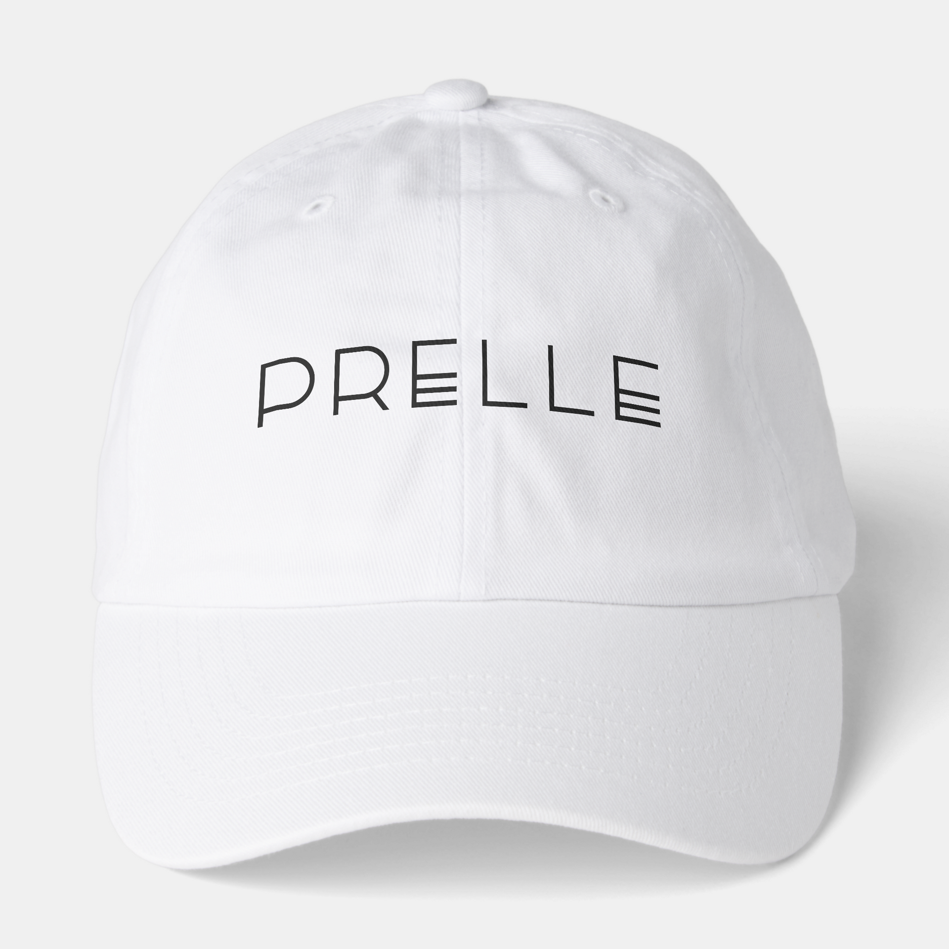 White Cotton Bio-washed Chino Twill Hat