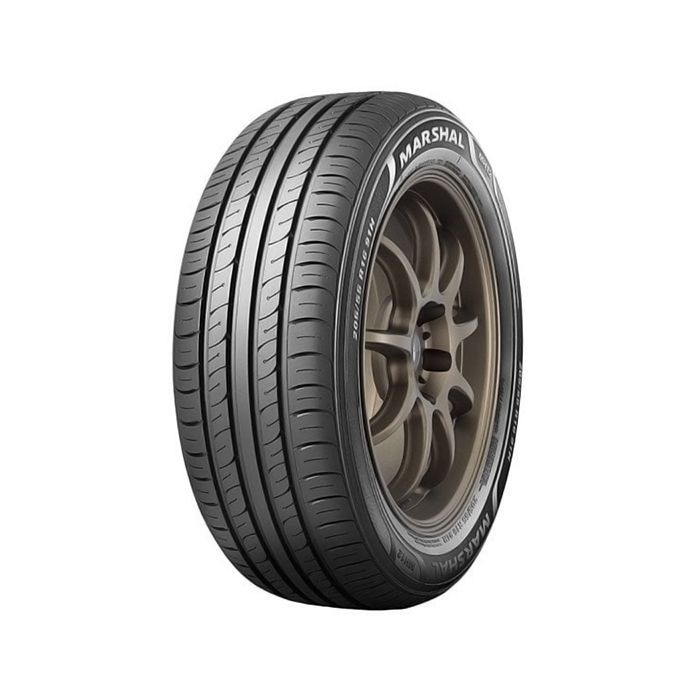 a close up of a tire with the word marshal on it
