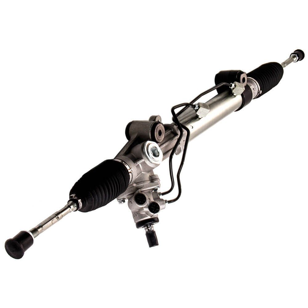 a close up of a steering rack on a white background .