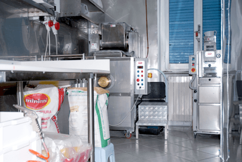 Laboratorio di produzione pasta