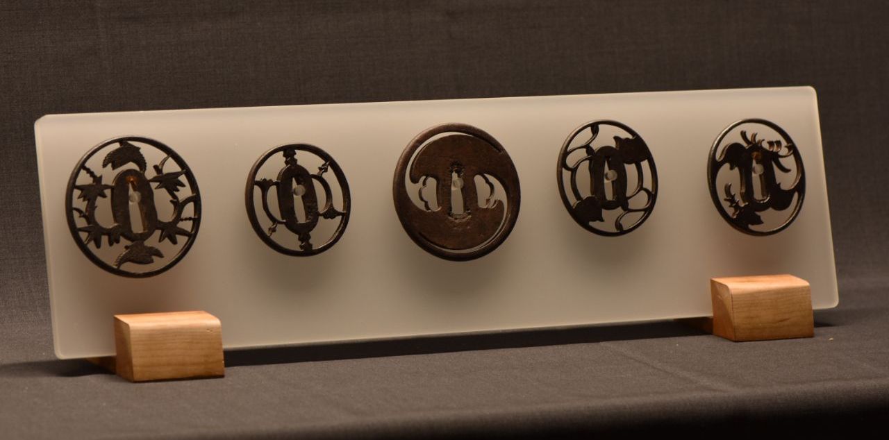 Five Tsuba Stands