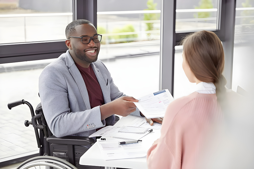 NDIS Support Coordinator Meeting With Client