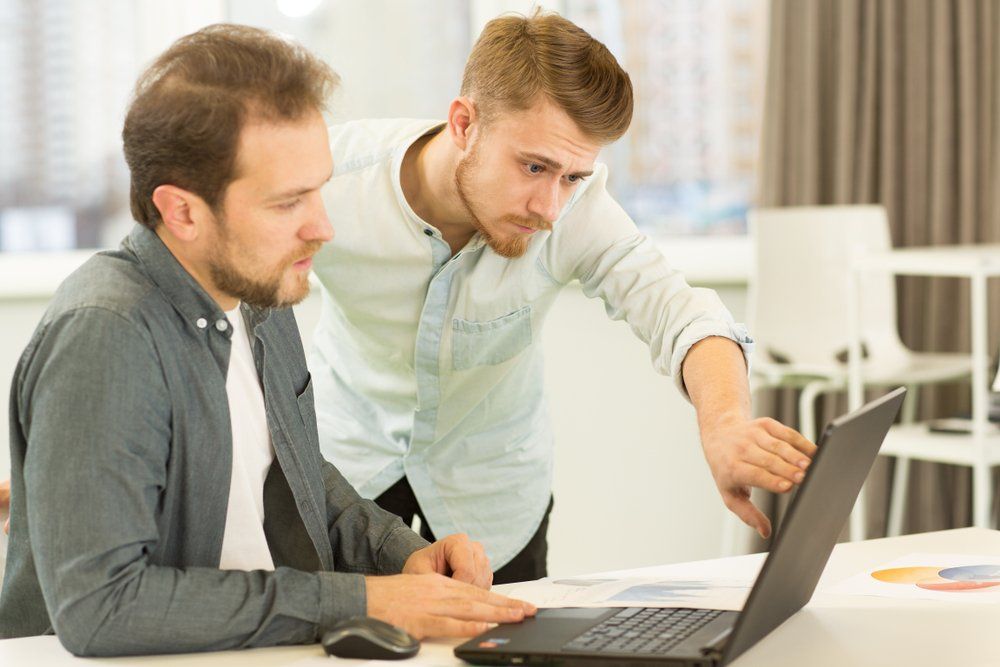 Businessman Having Meeting With His Colleague — Better Access Support Services In Wyreema, QLD