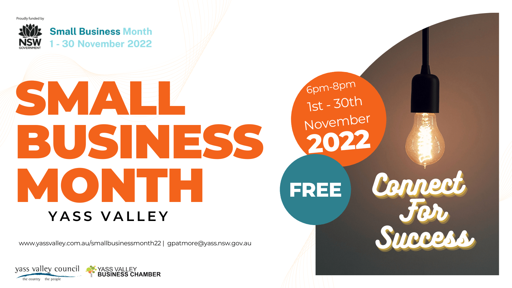 Connect for success during NSW small business month in Yass Valley