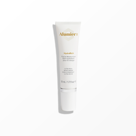 White tube of AlumierMD Hydraboost moisturizer.