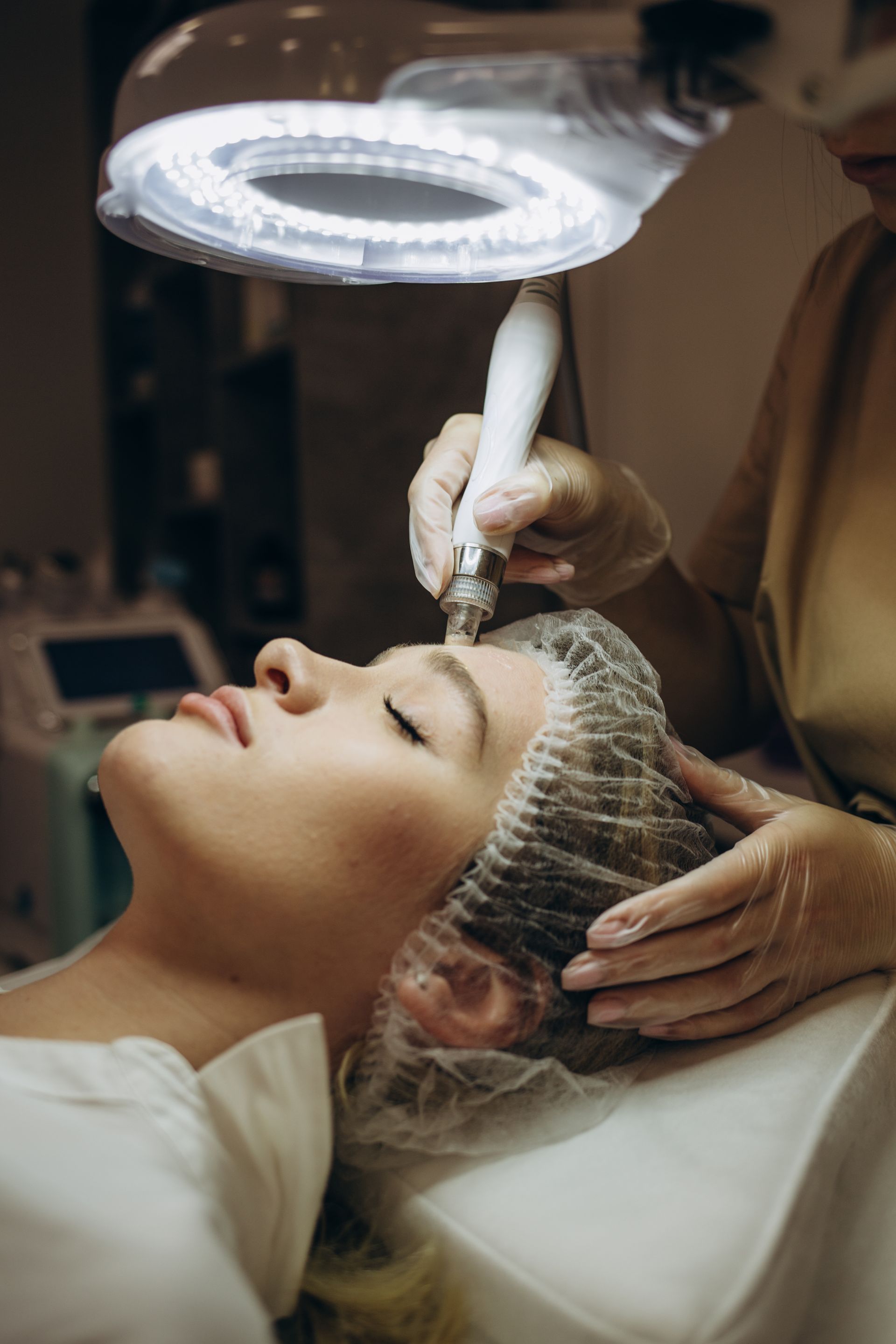 woman getting Dermal Infusions