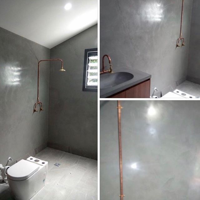 Bathroom Venetian Room — Venetian Plastering & Cladding Services in Balina, NSW