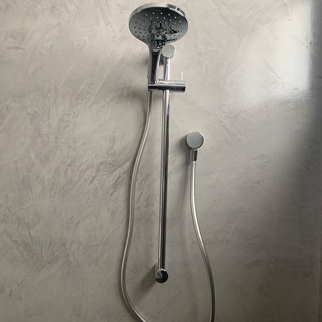 Bathroom Shower — Venetian Plastering & Cladding Services in Ballina, NSW